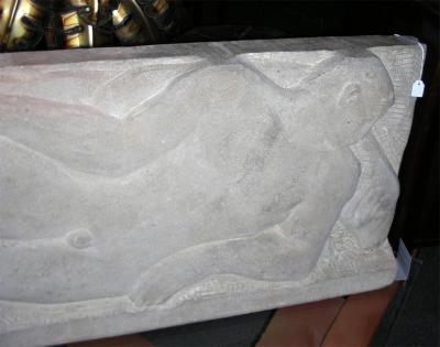 Joseph Rivi re 1940 1950 carved stone low relief by Joseph Rivi re