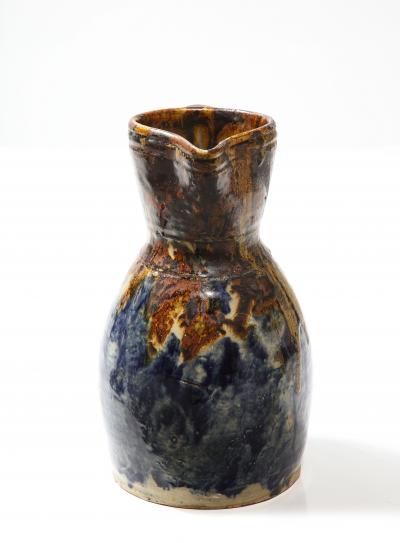 Joseph Talbot Glazed Ceramic Pitcher by Joseph Talbot France c 1940