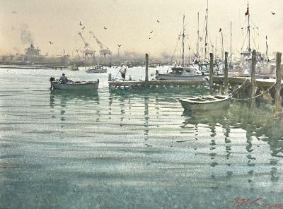 Joseph Zbukvic Mooring Up Williamstown