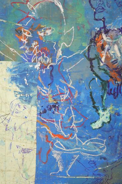 Josh Bayer Monumental Josh Bayer Original Oil Painting on Canvas Done Sunset 1997