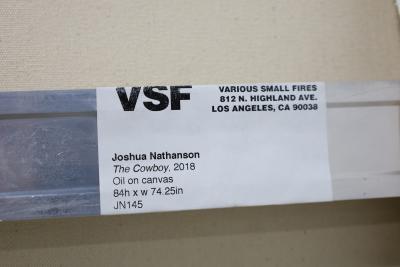 Joshua Nathanson Large Painting by Joshua Nathanson b 1976 The Cowboy dtd 2018