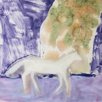 Josie Merck Sycamore with White Horse I