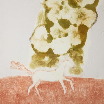 Josie Merck White Horse with Sycamore II