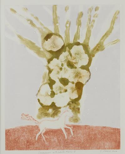 Josie Merck White Horse with Sycamore II