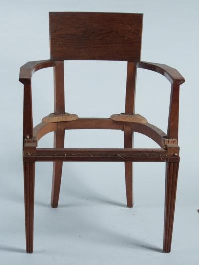 Joubert et Petit DIM DIM Joubert et Petit 7 dining side chairs 1 armchair