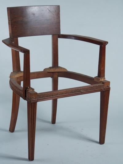 Joubert et Petit DIM DIM Joubert et Petit 7 dining side chairs 1 armchair