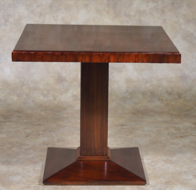Joubert et Petit DIM DIM Joubert et Petit square table in French walnut