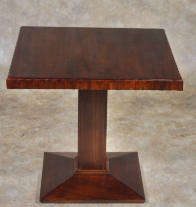 Joubert et Petit DIM DIM Joubert et Petit square table in French walnut