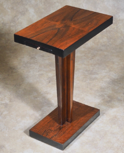 Joubert et Petit DIM DIM Joubert et Petit square table in French walnut