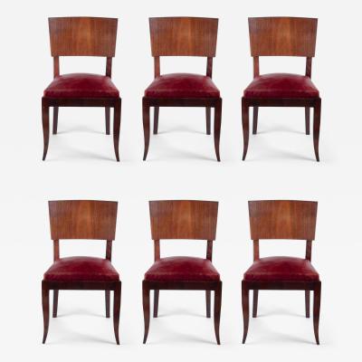 Joubert et Petit DIM Style of DIM Joubert et Petit set of 6 dining chairs