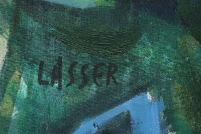 Juan Carlos Lasser Large Oil on Canvas by Juan Carlos Lasser 1952 2007 Selvatico II