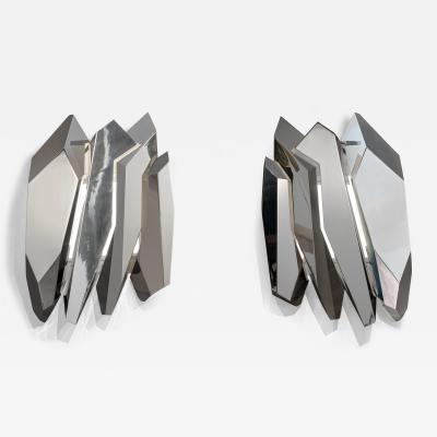 Juan and Paloma Garrido Pair of Folds sconces