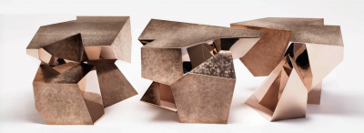 Juan and Paloma Garrido Small Quartz Low Table Set of Three