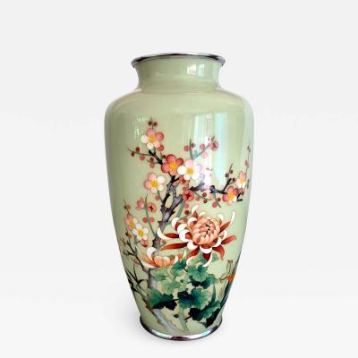 Jubei Ando A Japanese Cloisonne Vase by Ando Jubei Meiji Period