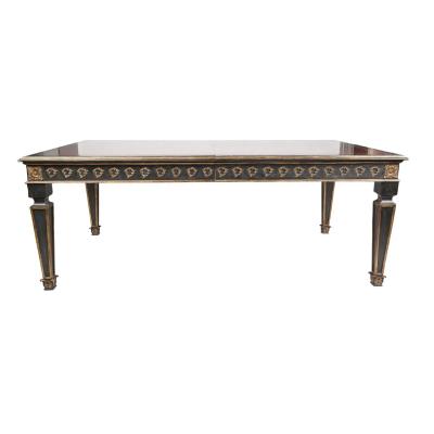 Judson Rothschild Judson Rothschild Neoclassical Style Dining Table With Two Leaves