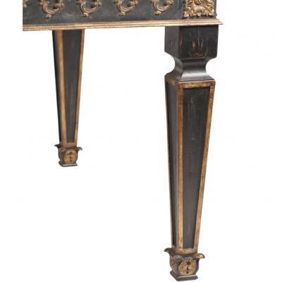 Judson Rothschild Judson Rothschild Neoclassical Style Dining Table With Two Leaves