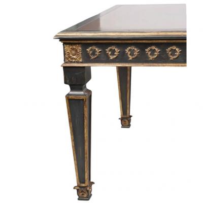 Judson Rothschild Judson Rothschild Neoclassical Style Dining Table With Two Leaves