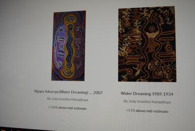 Judy Nanipijinpas Granites Rare Australian Aboriginal Dream Dot Painting