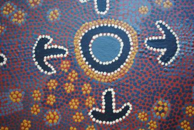 Judy Nanipijinpas Granites Rare Australian Aboriginal Dream Dot Painting