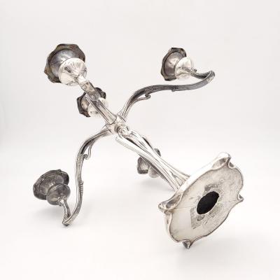 Jugendstil Silver Candelabra Germany circa 1900