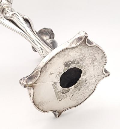 Jugendstil Silver Candelabra Germany circa 1900