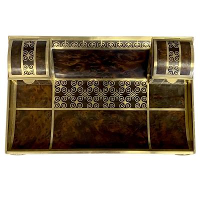 Jugendstil inkwell vide poche by Erhard und Sohne