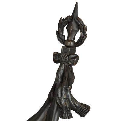 Jules Bertin Large Napoleon III period bronze sculpture by Jules Bertin