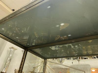 Jules Bouy ART DECO SKYSCRAPER DESIGN NICKELED BRONZE MODERNIST SHOWCASE