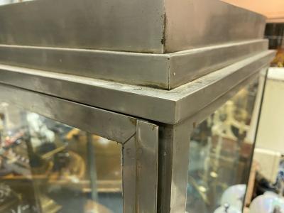 Jules Bouy ART DECO SKYSCRAPER DESIGN NICKELED BRONZE MODERNIST SHOWCASE