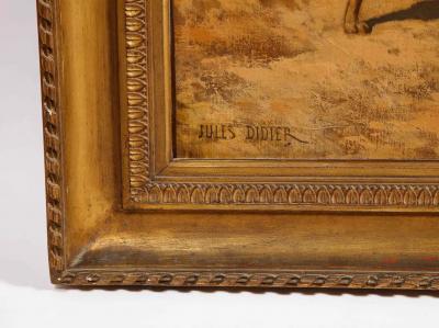 Jules Didier 1831 1892 The Falconer Orientalist Hunting Painting