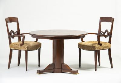 Jules Leleu A French 40 s Deco Dining Table by Jules Leleu
