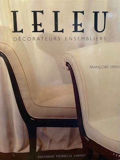 Jules Leleu ART DECO PERIOD MAHOGANY GU RIDON ATTRIBUTED TO JULES LELEU