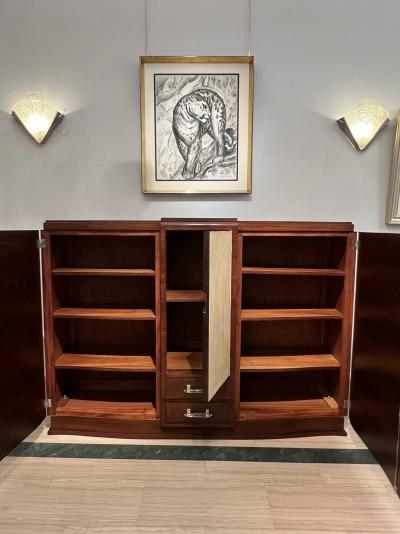 Jules Leleu Art Deco cabinet designed by Jules Leleu France circa 1935 