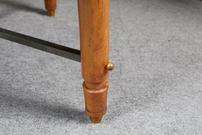 Jules Leleu CIRCULAR COFFEE TABLE IN LACQUERED WOOD BY JULES LELEU