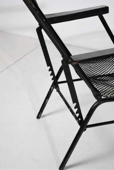 Jules Leleu Chaise Longue by Jules Leleu and Atelier Jean Prouve