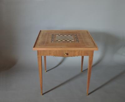 Jules Leleu FINE FRENCH ART DECO PALISANDER GAME TABLE BY JULES LELEU