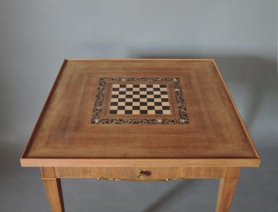 Jules Leleu FINE FRENCH ART DECO PALISANDER GAME TABLE BY JULES LELEU