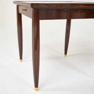 Jules Leleu FRENCH ART DECO MACASSAR GAME TABLE BY JULES LELEU