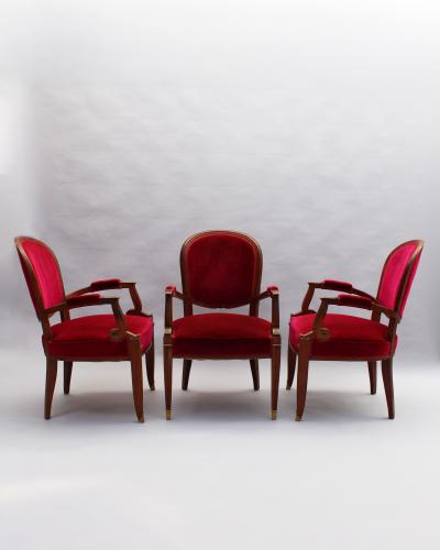 Jules Leleu Fine French 1930s 5 piece Living Room Set by Jules Leleu