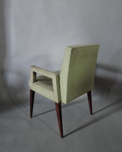 Jules Leleu Fine French 1960s Armchair by Jules Leleu