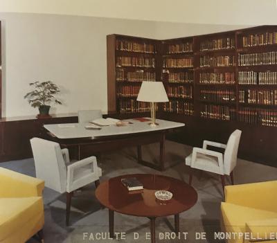 Jules Leleu Fine French 1960s Armchair by Jules Leleu