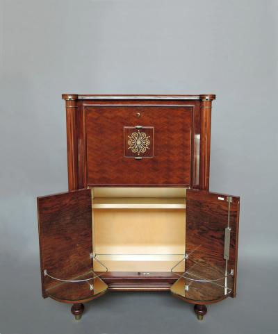 Jules Leleu Fine French Art Deco Bar by Jules Leleu