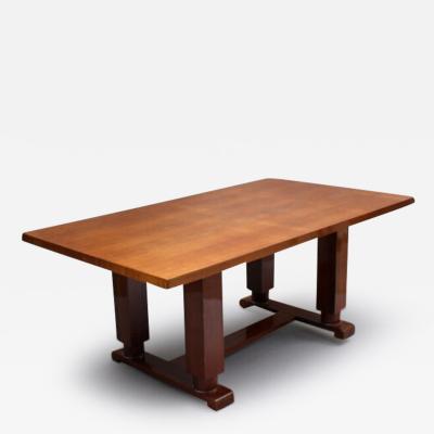 Jules Leleu Fine French Art Deco Dining Table by Jules Leleu