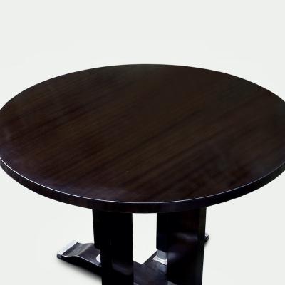 Jules Leleu French 1930s Side Table attributed to Jules Leleu