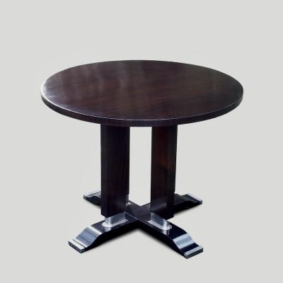 Jules Leleu French 1930s Side Table attributed to Jules Leleu