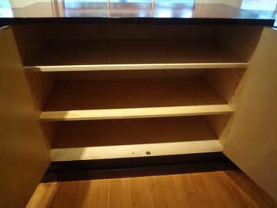 Jules Leleu French Art Deco Credenza with Mirrored Doors After Jules Leleu