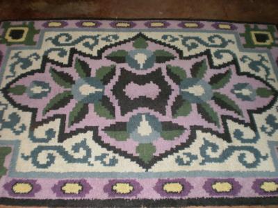 Jules Leleu French Art Deco Rug in the Style of Jules Leleu