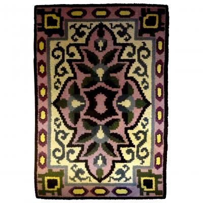 Jules Leleu French Art Deco Rug in the Style of Jules Leleu