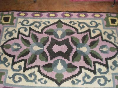 Jules Leleu French Art Deco Rug in the Style of Jules Leleu