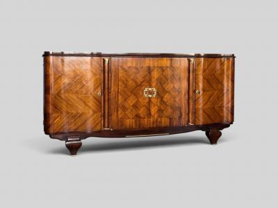 Jules Leleu French Art Deco Sideboard in the style of Jules Leleu 1940s